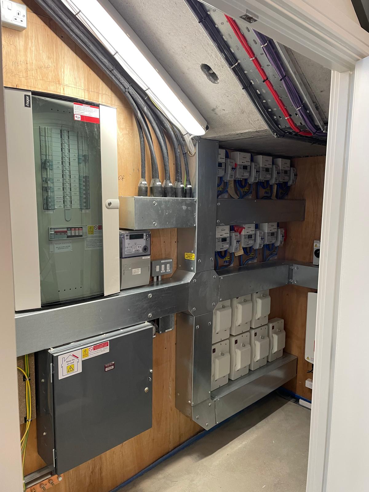 Plant Room Electrics Installation For 7 Flats in Kent
