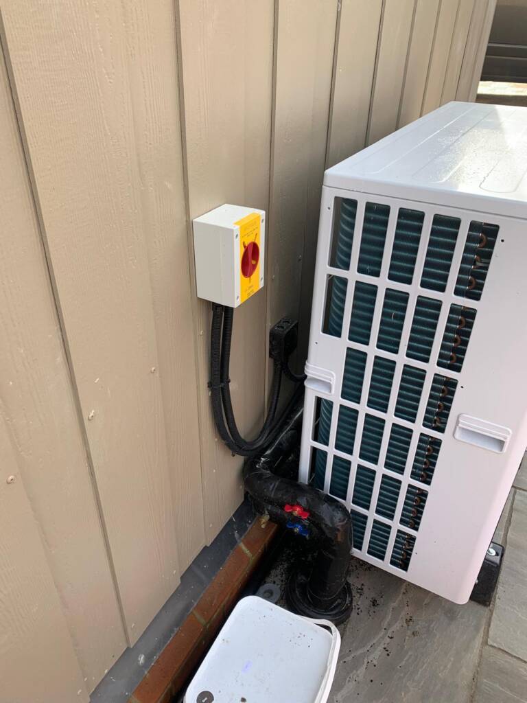Electrical Supply to facilitate an air source heat pump installation - Chatham, Kent